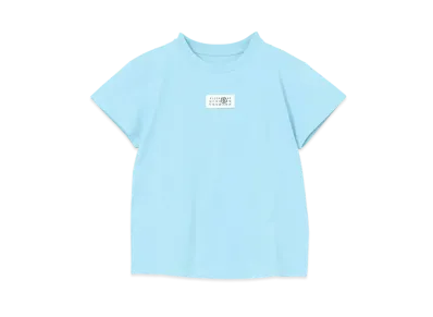 MM6 Maison Margiela T-Shirt with Numeric Logo Label "Blue"