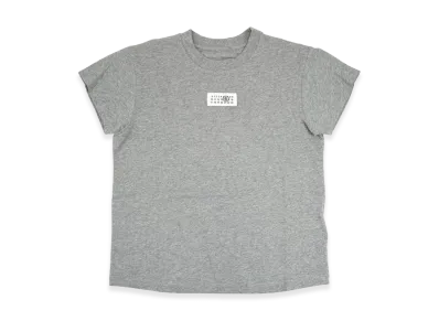 MM6 Maison Margiela Women's Numeric Logo Label T-Shirt "Gray"