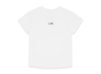 MM6 Maison Margiela Women's Numeric Cotton Jersey T-Shirt "White"