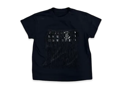MM6 Maison Margiela Women's Fringe T-Shirt "Black"