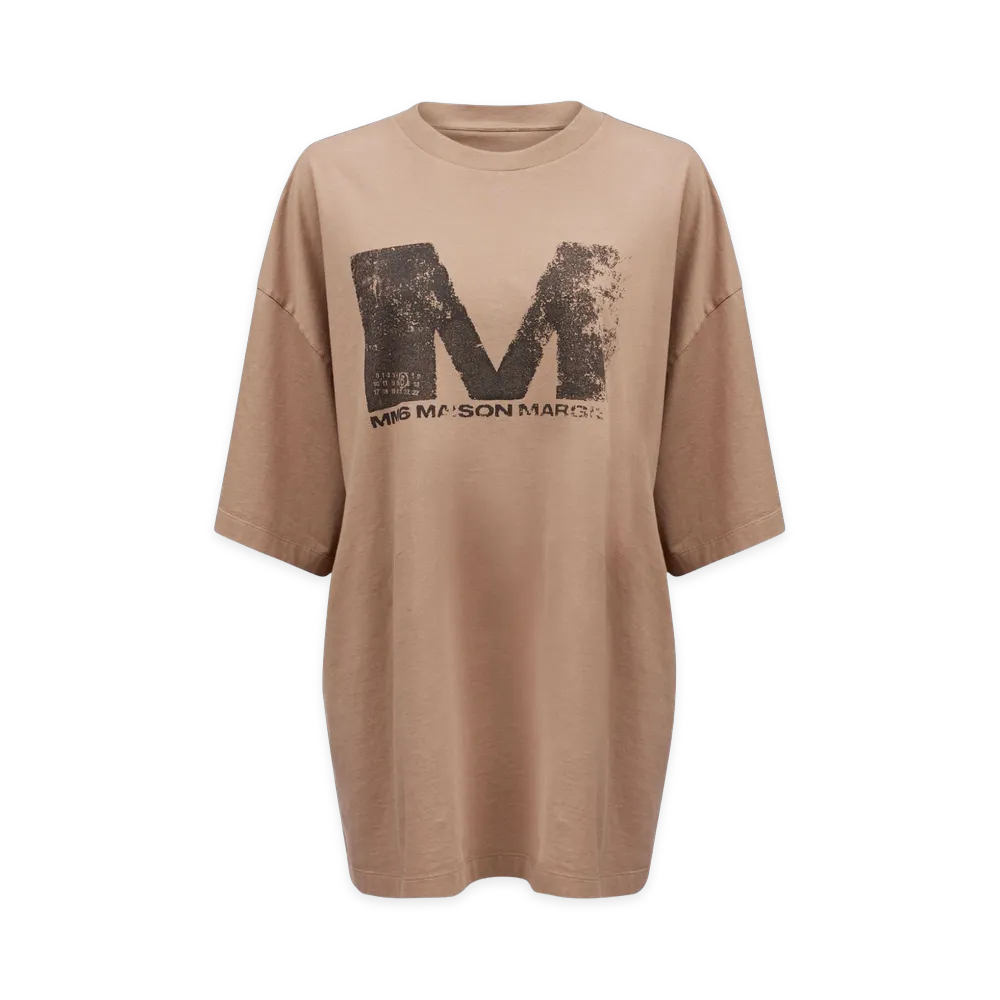 MM6 Maison Margiela Women's T-Shirts "Brown"
