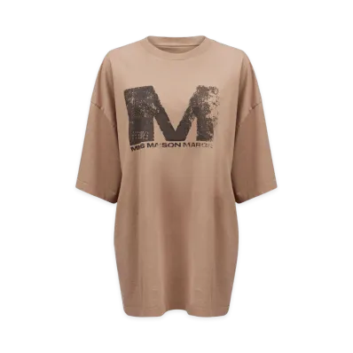 MM6 Maison Margiela Women's T-Shirts "Brown"
