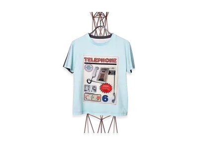 MM6 Maison Margiela Women's Compact Fit Print T-Shirts "Turquoes"