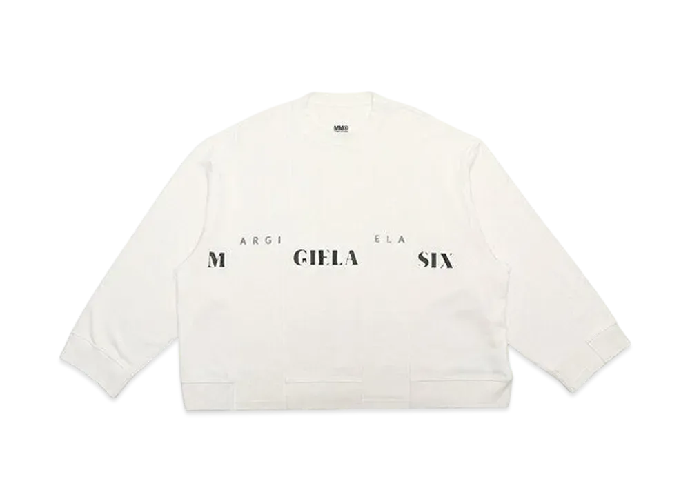 MM6 Maison Margiela Women's Sweatshirt "Off White"