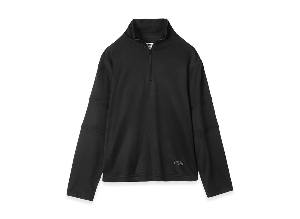 MM6 Maison Margiela Half-Zip Cutsew "Black"