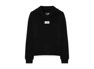 MM6 Maison Margiela Number Logo Hooded Sweatshirt "Black"