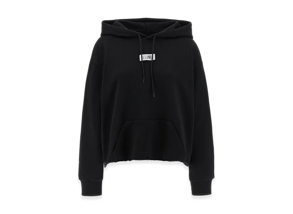 MM6 Maison Margiela Women's Numeric Signature Hoodie "Black"