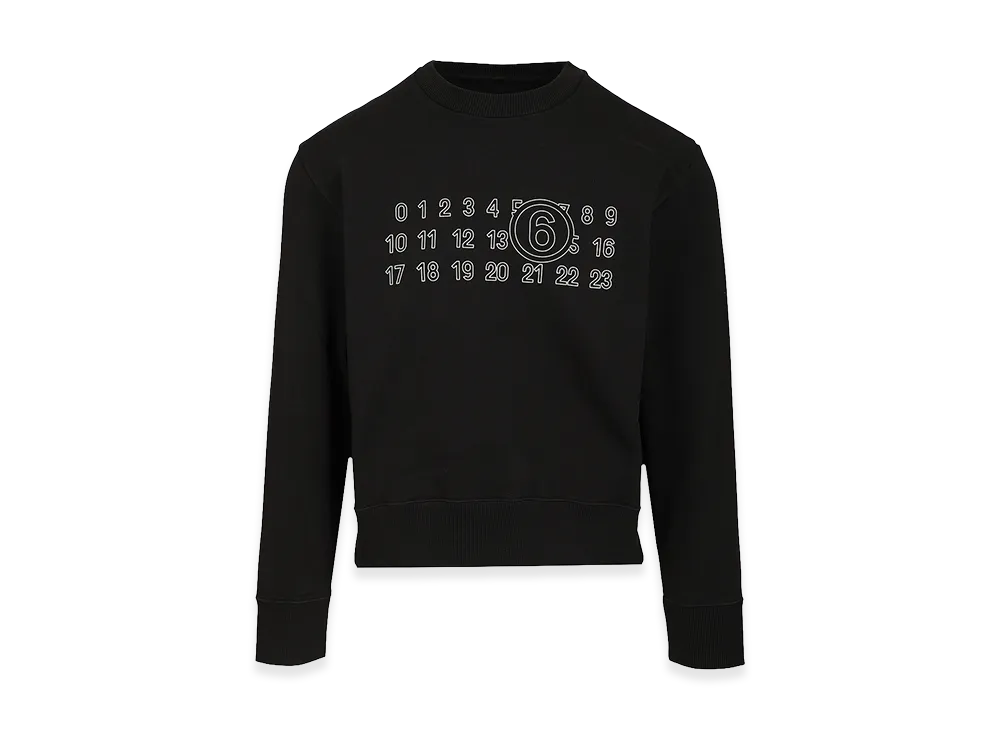 MM6 Maison Margiela Numeric Sweatshirt "Black"