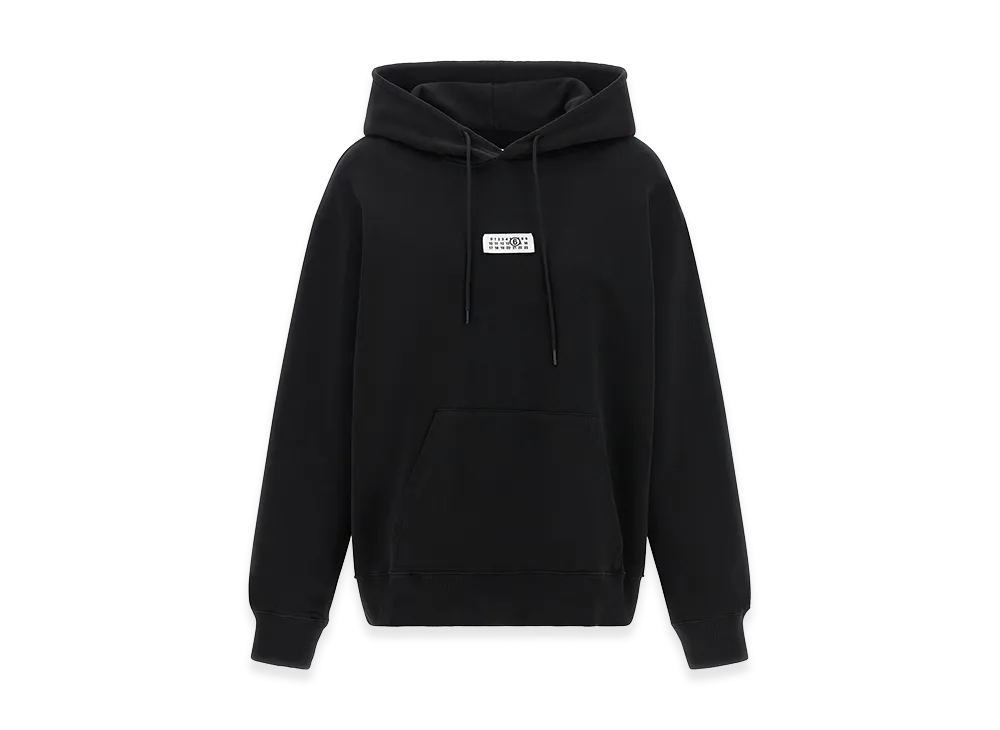 MM6 Maison Margiela Women's Numeric Signature MM6 Hoodie "Black"