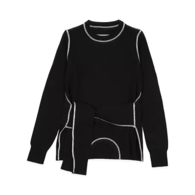 MM6 Maison Margiela Women's Sweaters "Black"