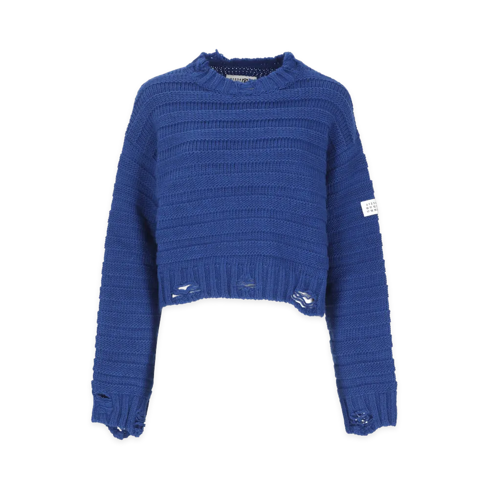 MM6 Maison Margiela Women's Sweaters "Blue"