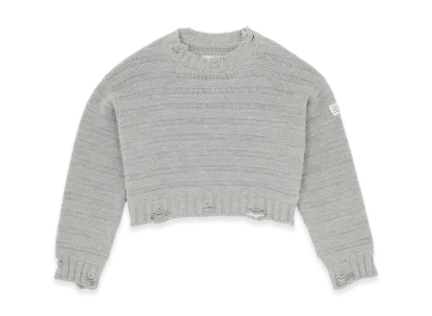 MM6 Maison Margiela Women's Wool Jumper "Silver"