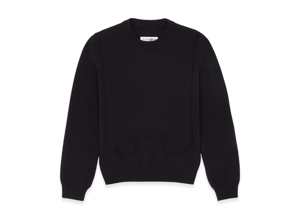 MM6 Maison Margiela Women's Wool Sweater "Black"
