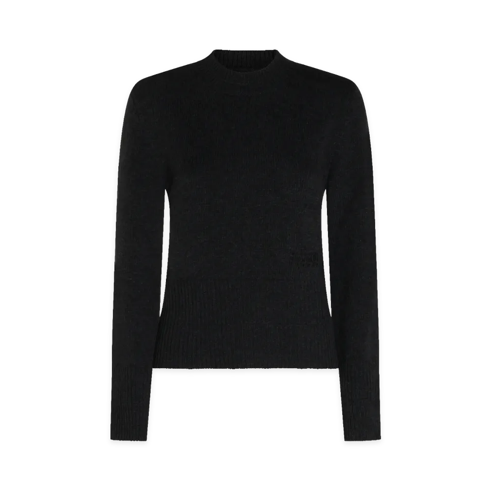 MM6 Maison Margiela Women's Sweaters "Dark Grey Melange"