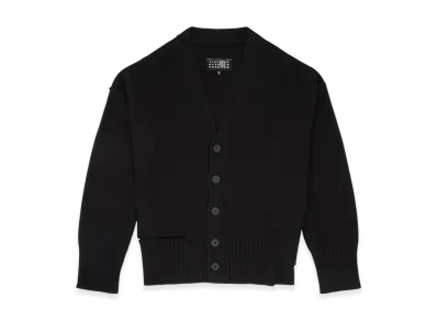 MM6 Maison Margiela Women's Knitted Cardigan "Black"