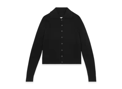 MM6 Maison Margiela Women's Knitted Cardigan "Black"