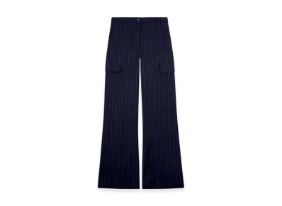 MM6 Maison Margiela Women's Stripe Cargo Trousers "Black"