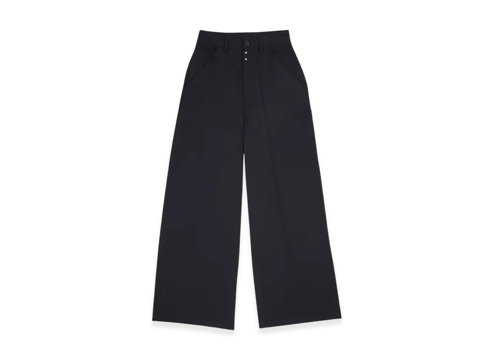 MM6 Maison Margiela Women's Wide Leg Trousers "Black"