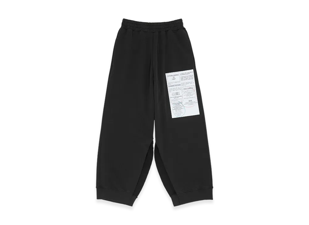 MM6 Maison Margiela Women's Sweat Trousers "Black"