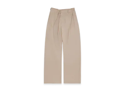 MM6 Maison Margiela Women's Tapered Leg Trousers "Sand"