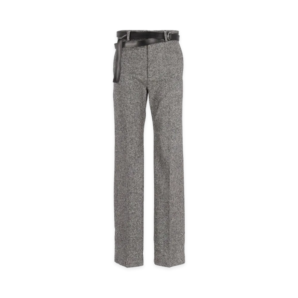 MM6 Maison Margiela Women's Pleated Trousers "Gray"