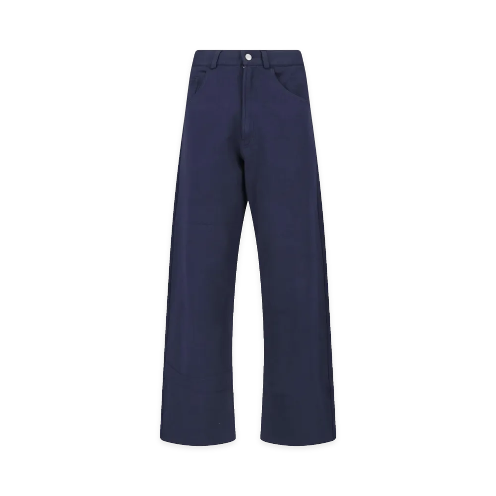 MM6 Maison Margiela Women's Trousers "Blue"