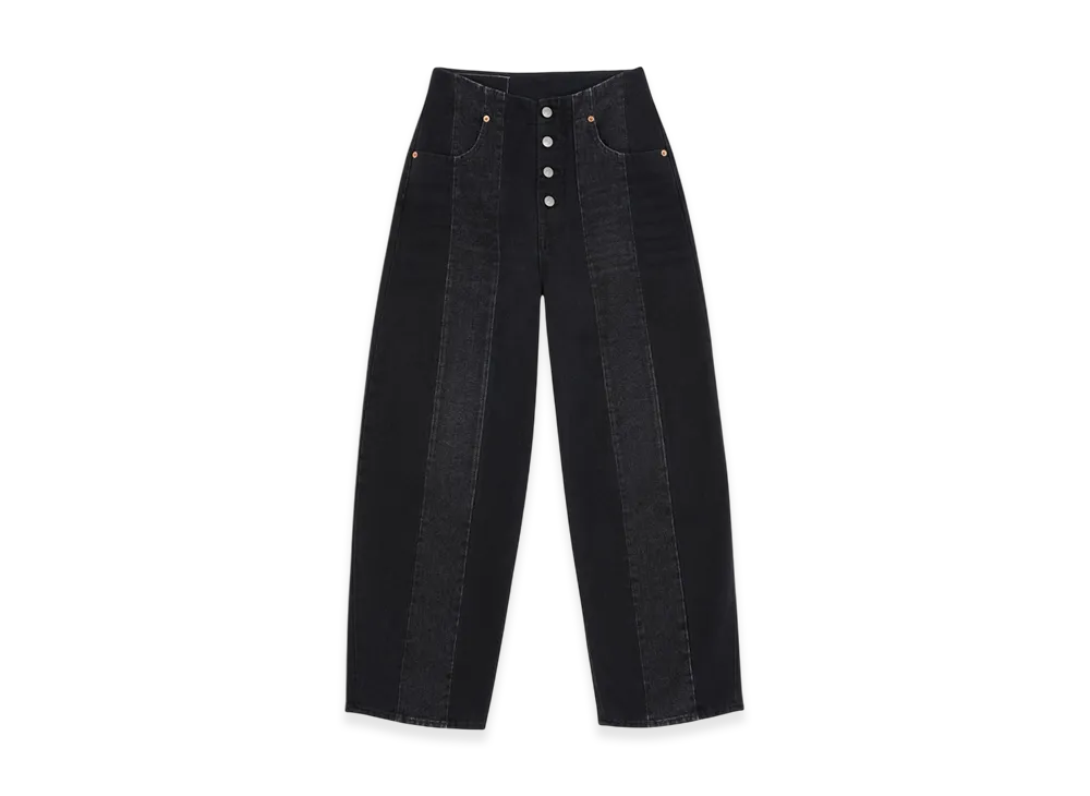 MM6 Maison Margiela Women's Cropped Jeans "Black"