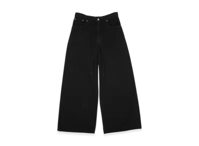 MM6 Maison Margiela Women's Lightweight Denim 5 Pocket Trousers "Black"