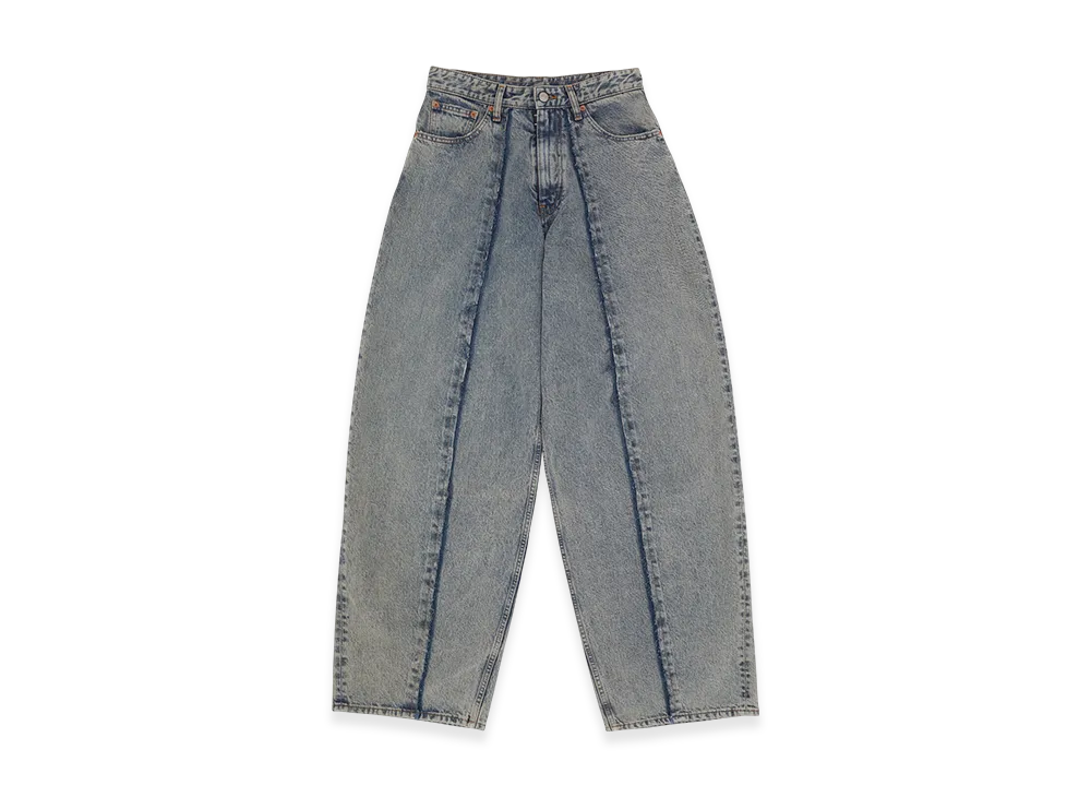 MM6 Maison Margiela Women's 5-Pocket Denim Trousers "Light Blue"