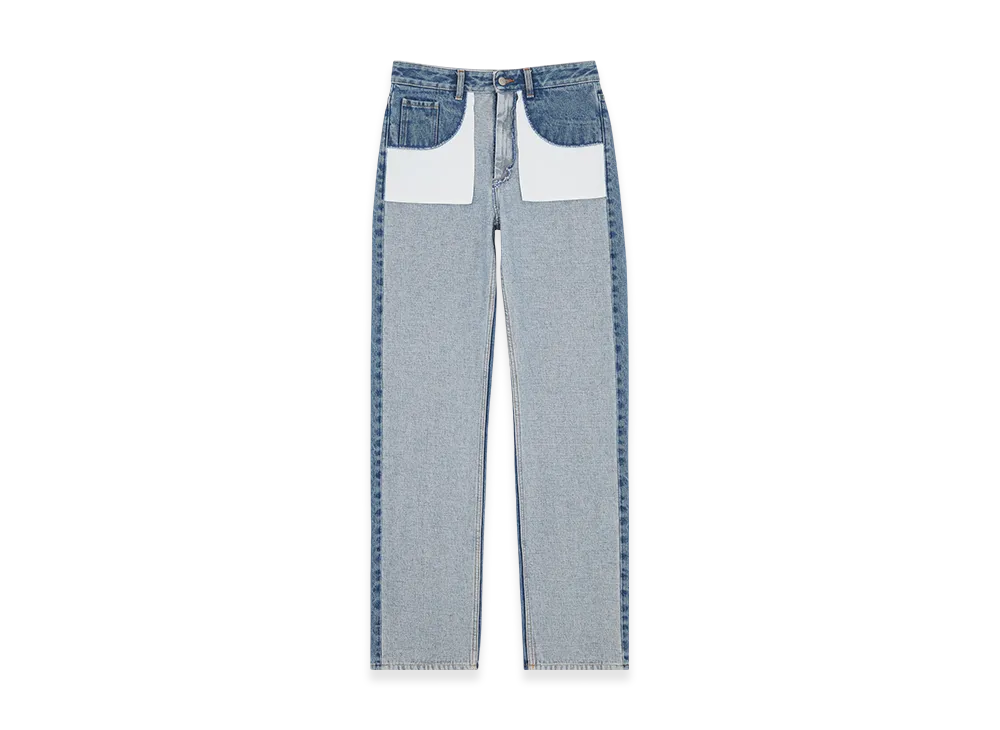 MM6 Maison Margiela Women's Straight Leg Jeans "Blue"