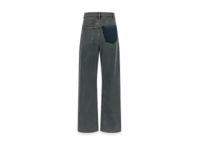 MM6 Maison Margiela Women's Back-To-Back Construction Jeans "Black"