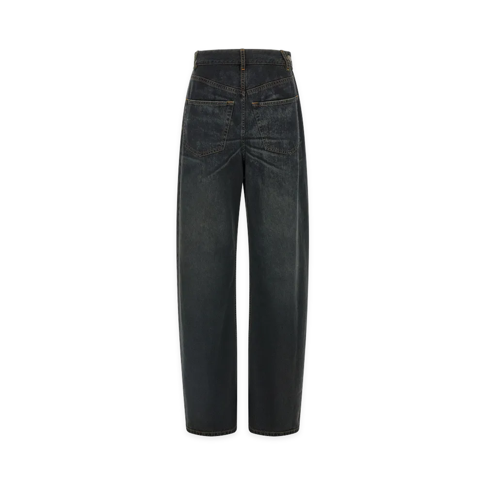 MM6 Maison Margiela Women's Asymmetrical Structure Jeans "Blue"