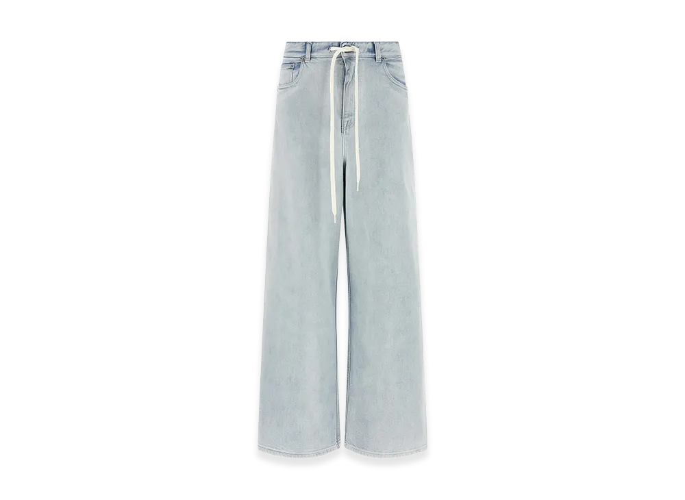 MM6 Maison Margiela Women's Drawstring Jeans "Light Blue"