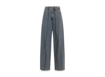 MM6 Maison Margiela Women's Mm6 5 Pockets Jeans "Light Grey"