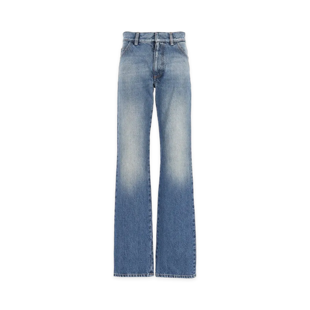 MM6 Maison Margiela Women's Wide-Leg Jean "Blue"