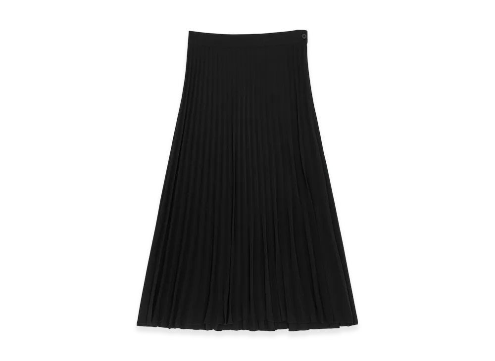 MM6 Maison Margiela Women's Pleated Midi Skirt "Black"