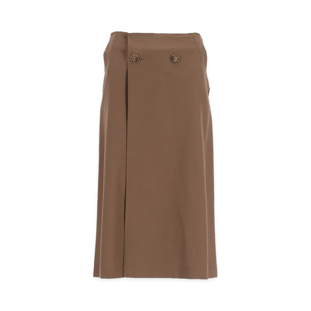 MM6 Maison Margiela Women's Wrap Skirt "Brown"