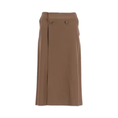 MM6 Maison Margiela Women's Wrap Skirt "Brown"