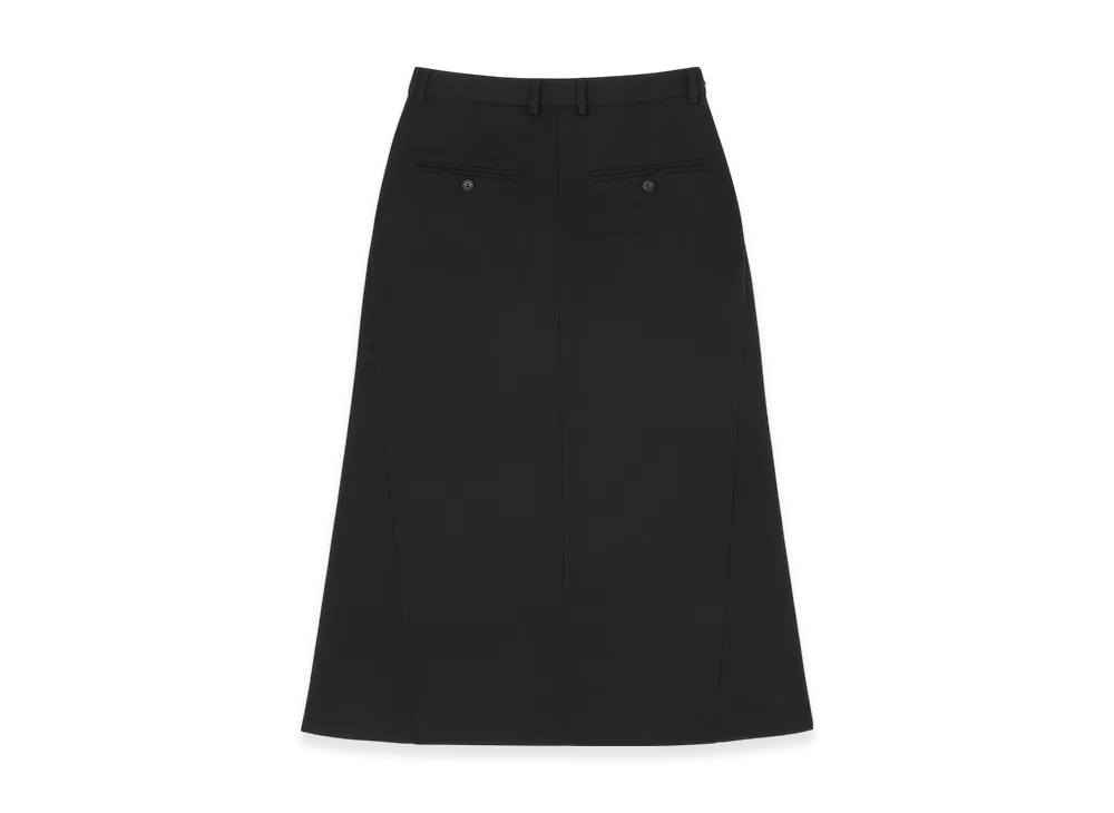 MM6 Maison Margiela Women's Tailored Midi Skirt "Black"