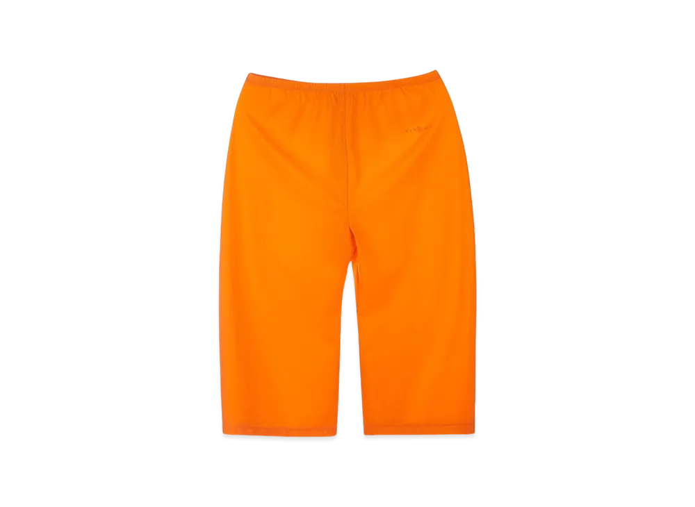MM6 Maison Margiela Women's Fitted Knee Length Shorts "Orange"