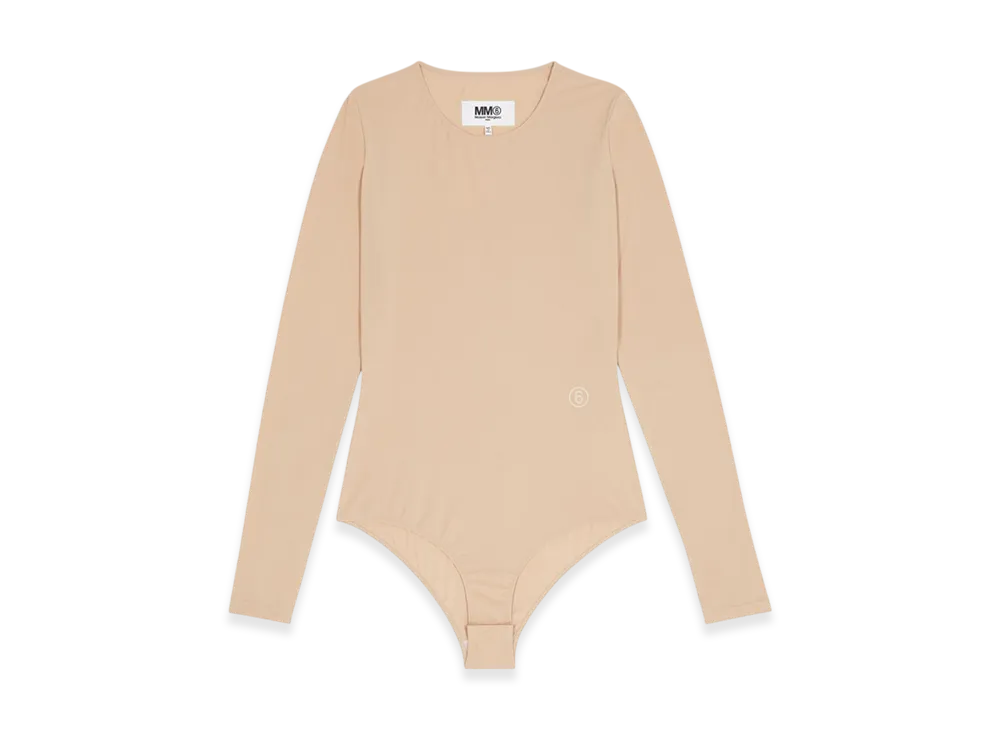 MM6 Maison Margiela Women's Long Sleeve Bodysuit "Alba"