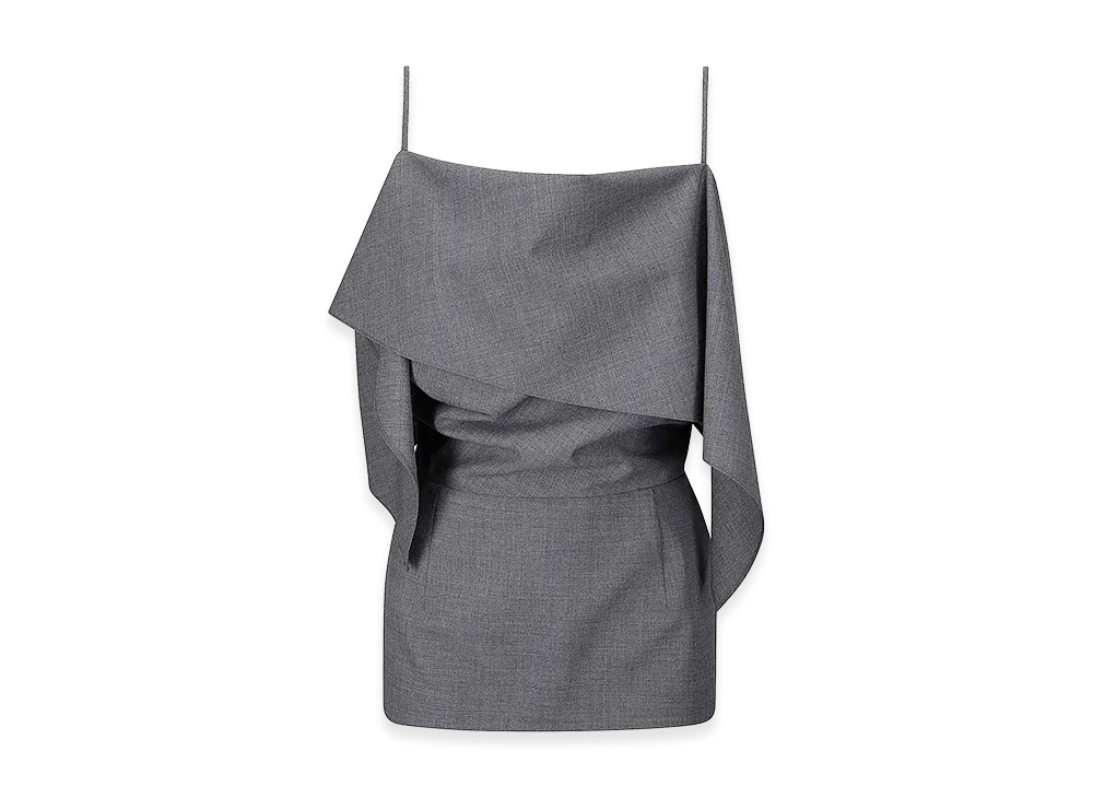 MM6 Maison Margiela Women's Top "Gray"