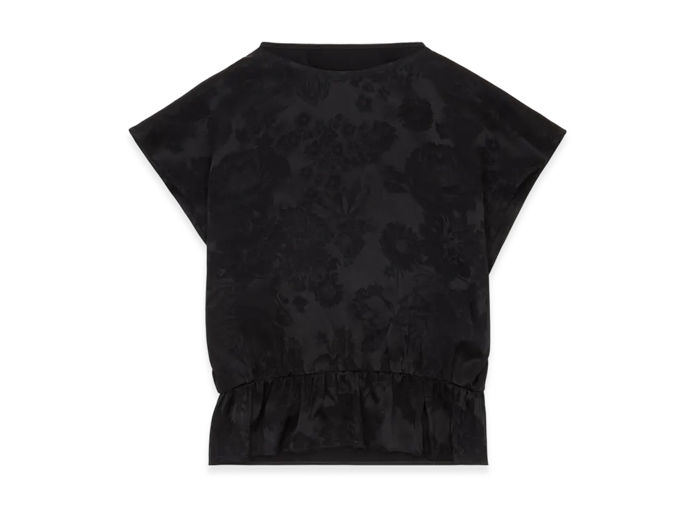 MM6 Maison Margiela Women's Floral Blouse "Black"