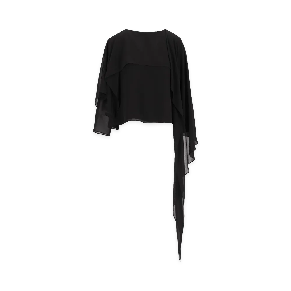 MM6 Maison Margiela Women's Long-Sleeved Top "Black"