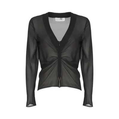 MM6 Maison Margiela Women's Shirts "Black"