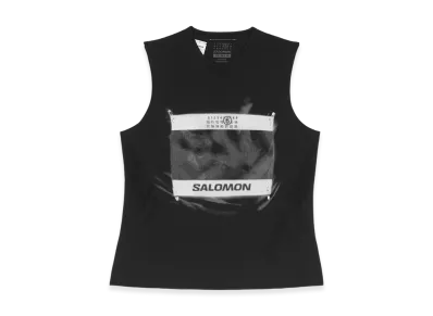 MM6 Maison Margiela x Salomon Women's Abstract Print T-Shirt "Black"