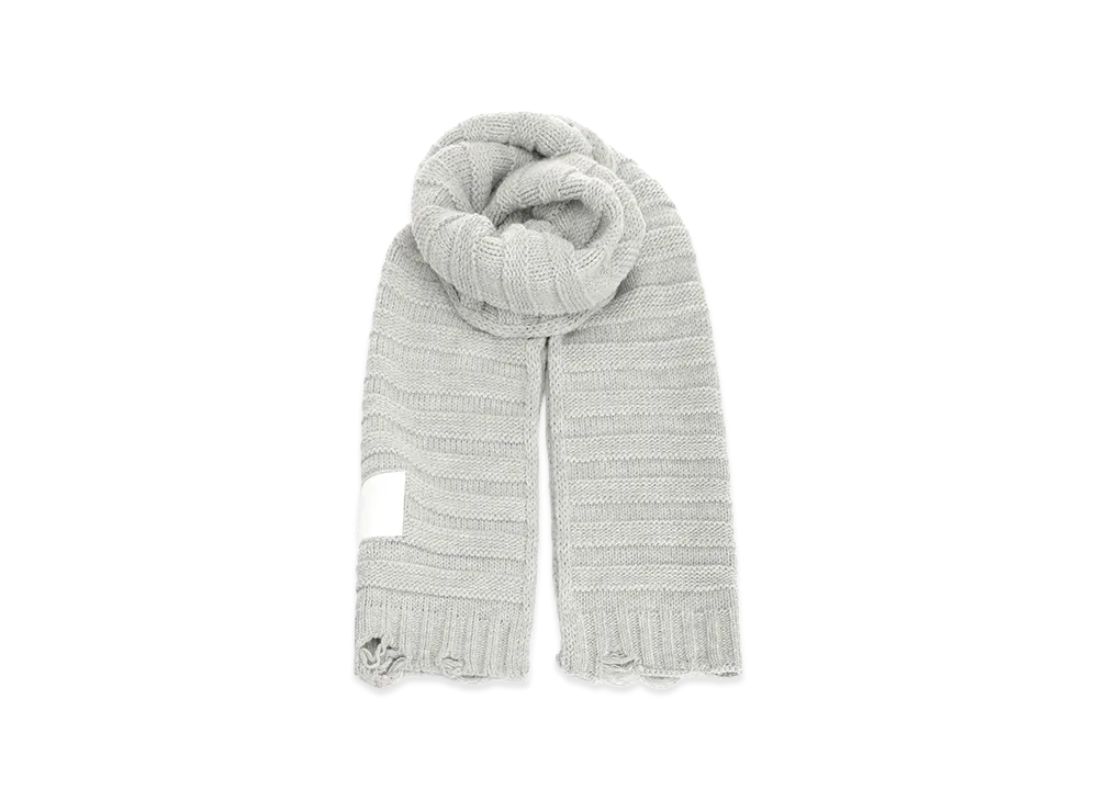 MM6 Maison Margiela Women's Wool Blend Scarf "Gray"