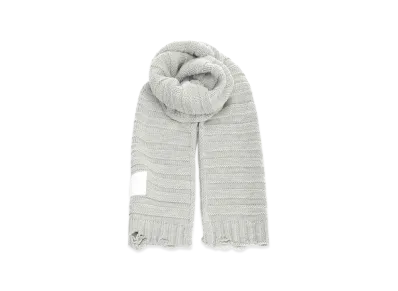 MM6 Maison Margiela Women's Wool Blend Scarf "Gray"