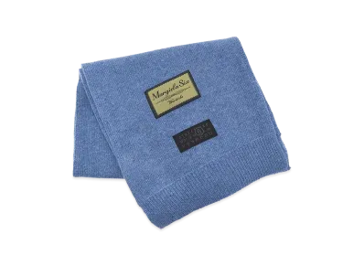 MM6 Maison Margiela Wool Blend Scarf "Grey Blue"