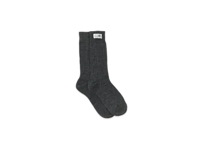 MM6 Maison Margiela Women's Numeric Signature MM6 Socks "Gray"